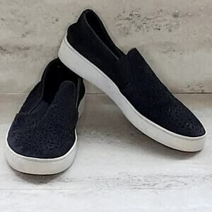 Vionic Women's Midi Perf Slip-on Sneaker Black Size 7.5 EUC